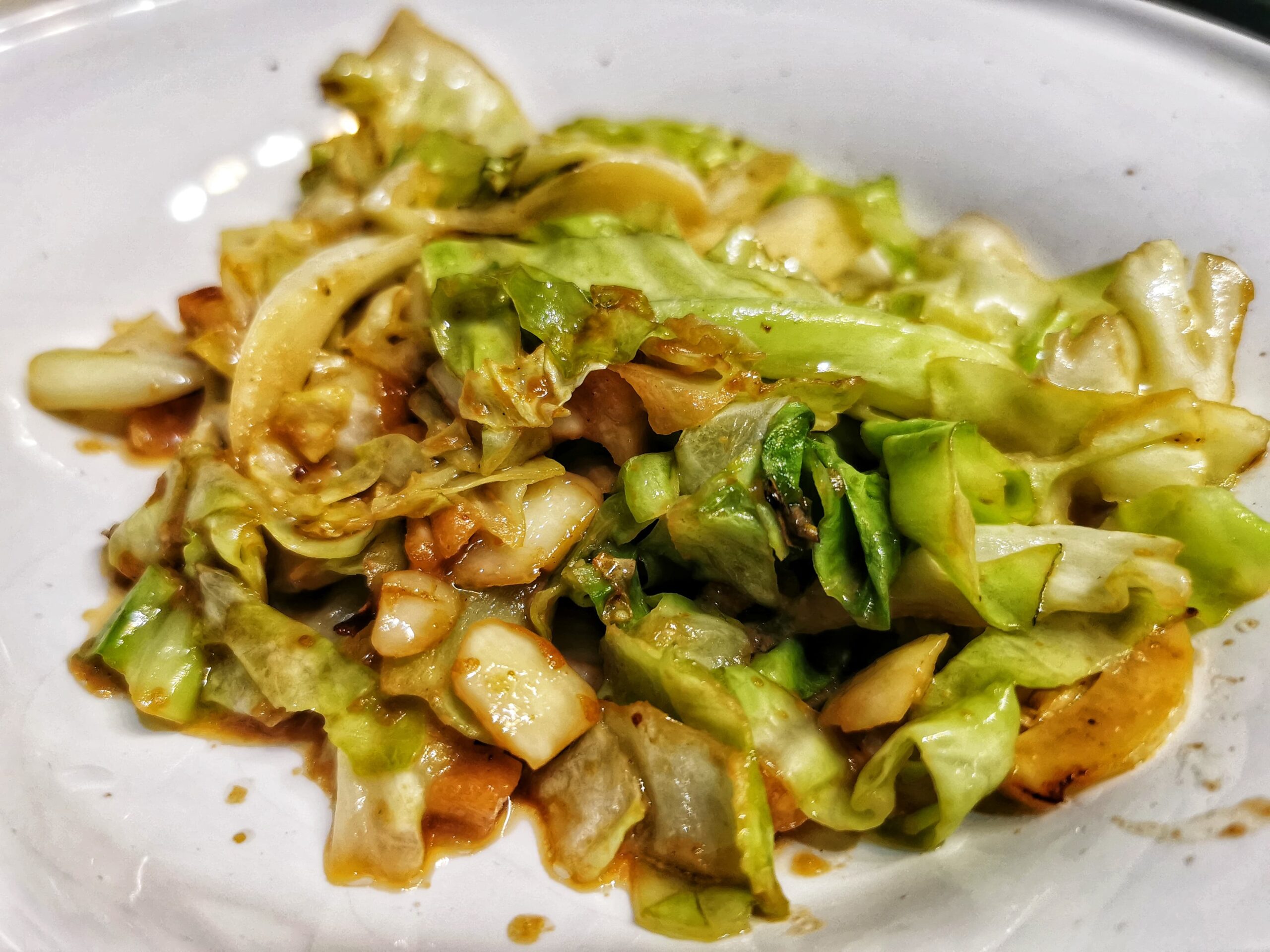 Stir-fried Cabbage with Miso