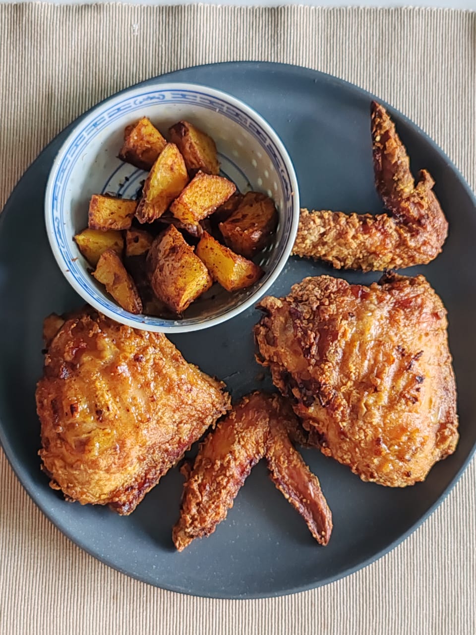 Airfryer Curry Fried Chicken